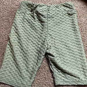 Olive green shorts